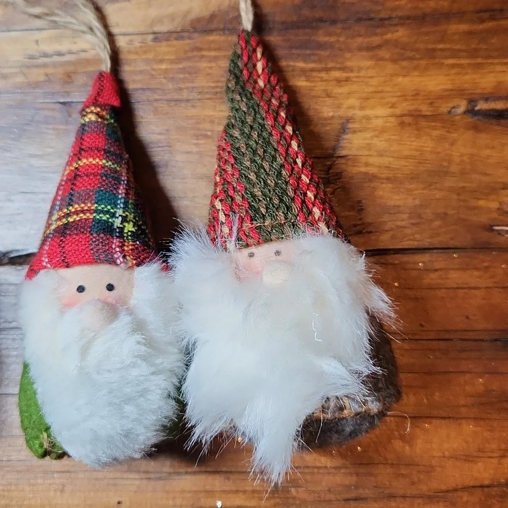 🚦3for$15🚦Set of 4 Holiday Gnome Ornaments